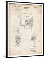 PP739-Vintage Parchment Black & Decker Jigsaw Patent Poster-Cole Borders-Framed Premium Giclee Print