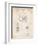 PP739-Vintage Parchment Black & Decker Jigsaw Patent Poster-Cole Borders-Framed Giclee Print