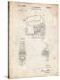 PP739-Vintage Parchment Black & Decker Jigsaw Patent Poster-Cole Borders-Stretched Canvas