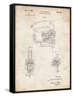 PP739-Vintage Parchment Black & Decker Jigsaw Patent Poster-Cole Borders-Framed Stretched Canvas