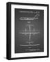 PP749-Black Grid Boeing RC-1 Airplane Concept Patent Poster-Cole Borders-Framed Giclee Print