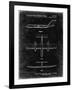 PP749-Black Grunge Boeing RC-1 Airplane Concept Patent Poster-Cole Borders-Framed Giclee Print