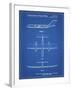 PP749-Blueprint Boeing RC-1 Airplane Concept Patent Poster-Cole Borders-Framed Giclee Print