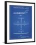 PP749-Blueprint Boeing RC-1 Airplane Concept Patent Poster-Cole Borders-Framed Giclee Print