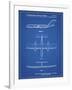 PP749-Blueprint Boeing RC-1 Airplane Concept Patent Poster-Cole Borders-Framed Giclee Print