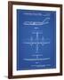 PP749-Blueprint Boeing RC-1 Airplane Concept Patent Poster-Cole Borders-Framed Giclee Print