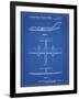 PP749-Blueprint Boeing RC-1 Airplane Concept Patent Poster-Cole Borders-Framed Giclee Print