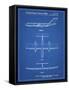 PP749-Blueprint Boeing RC-1 Airplane Concept Patent Poster-Cole Borders-Framed Stretched Canvas