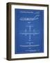 PP749-Blueprint Boeing RC-1 Airplane Concept Patent Poster-Cole Borders-Framed Giclee Print