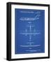 PP749-Blueprint Boeing RC-1 Airplane Concept Patent Poster-Cole Borders-Framed Giclee Print