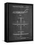 PP749-Chalkboard Boeing RC-1 Airplane Concept Patent Poster-Cole Borders-Framed Stretched Canvas