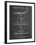 PP749-Chalkboard Boeing RC-1 Airplane Concept Patent Poster-Cole Borders-Framed Giclee Print