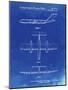 PP749-Faded Blueprint Boeing RC-1 Airplane Concept Patent Poster-Cole Borders-Mounted Giclee Print