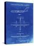 PP749-Faded Blueprint Boeing RC-1 Airplane Concept Patent Poster-Cole Borders-Stretched Canvas