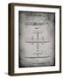 PP749-Faded Grey Boeing RC-1 Airplane Concept Patent Poster-Cole Borders-Framed Giclee Print