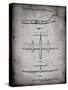 PP749-Faded Grey Boeing RC-1 Airplane Concept Patent Poster-Cole Borders-Stretched Canvas