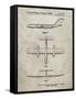 PP749-Sandstone Boeing RC-1 Airplane Concept Patent Poster-Cole Borders-Framed Stretched Canvas