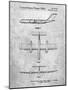 PP749-Slate Boeing RC-1 Airplane Concept Patent Poster-Cole Borders-Mounted Giclee Print