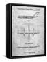 PP749-Slate Boeing RC-1 Airplane Concept Patent Poster-Cole Borders-Framed Stretched Canvas