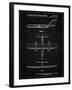 PP749-Vintage Black Boeing RC-1 Airplane Concept Patent Poster-Cole Borders-Framed Giclee Print