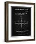 PP749-Vintage Black Boeing RC-1 Airplane Concept Patent Poster-Cole Borders-Framed Giclee Print