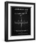 PP749-Vintage Black Boeing RC-1 Airplane Concept Patent Poster-Cole Borders-Framed Giclee Print