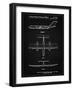 PP749-Vintage Black Boeing RC-1 Airplane Concept Patent Poster-Cole Borders-Framed Giclee Print