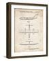 PP749-Vintage Parchment Boeing RC-1 Airplane Concept Patent Poster-Cole Borders-Framed Giclee Print