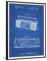 PP752-Blueprint Boom Box Patent Poster-Cole Borders-Framed Premium Giclee Print