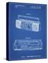 PP752-Blueprint Boom Box Patent Poster-Cole Borders-Stretched Canvas