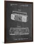 PP752-Chalkboard Boom Box Patent Poster-Cole Borders-Framed Premium Giclee Print