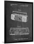 PP752-Chalkboard Boom Box Patent Poster-Cole Borders-Framed Premium Giclee Print