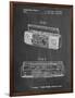 PP752-Chalkboard Boom Box Patent Poster-Cole Borders-Framed Giclee Print