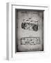 PP752-Faded Grey Boom Box Patent Poster-Cole Borders-Framed Premium Giclee Print