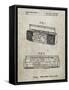 PP752-Sandstone Boom Box Patent Poster-Cole Borders-Framed Stretched Canvas