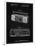 PP752-Vintage Black Boom Box Patent Poster-Cole Borders-Framed Premium Giclee Print
