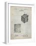 PP753-Antique Grid Parchment Borsum Camera Co Reflex Camera Patent Poster-Cole Borders-Framed Giclee Print