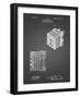 PP753-Black Grid Borsum Camera Co Reflex Camera Patent Poster-Cole Borders-Framed Giclee Print