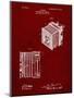 PP753-Burgundy Borsum Camera Co Reflex Camera Patent Poster-Cole Borders-Mounted Giclee Print