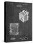 PP753-Chalkboard Borsum Camera Co Reflex Camera Patent Poster-Cole Borders-Stretched Canvas