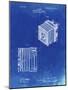 PP753-Faded Blueprint Borsum Camera Co Reflex Camera Patent Poster-Cole Borders-Mounted Giclee Print