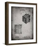 PP753-Faded Grey Borsum Camera Co Reflex Camera Patent Poster-Cole Borders-Framed Giclee Print