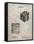 PP753-Sandstone Borsum Camera Co Reflex Camera Patent Poster-Cole Borders-Framed Stretched Canvas