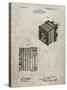 PP753-Sandstone Borsum Camera Co Reflex Camera Patent Poster-Cole Borders-Stretched Canvas