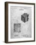 PP753-Slate Borsum Camera Co Reflex Camera Patent Poster-Cole Borders-Framed Giclee Print