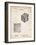 PP753-Vintage Parchment Borsum Camera Co Reflex Camera Patent Poster-Cole Borders-Framed Giclee Print