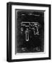 PP76-Black Grunge Colt 1911 Semi-Automatic Pistol Patent Poster-Cole Borders-Framed Giclee Print