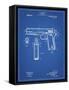 PP76-Blueprint Colt 1911 Semi-Automatic Pistol Patent Poster-Cole Borders-Framed Stretched Canvas