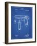 PP76-Blueprint Colt 1911 Semi-Automatic Pistol Patent Poster-Cole Borders-Framed Giclee Print