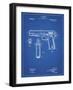 PP76-Blueprint Colt 1911 Semi-Automatic Pistol Patent Poster-Cole Borders-Framed Giclee Print